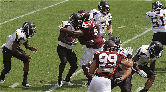 2011.09.03. Appalachian State at Virginia Tech.