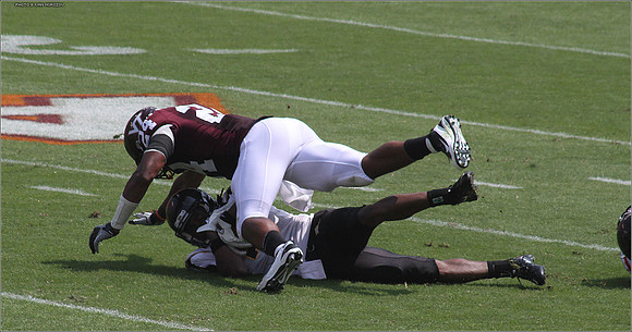 2011.09.03. Appalachian State at Virginia Tech.