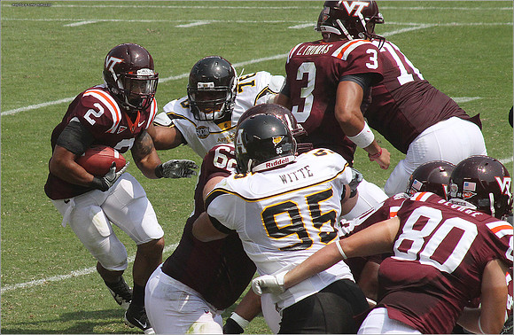 2011.09.03. Appalachian State at Virginia Tech.