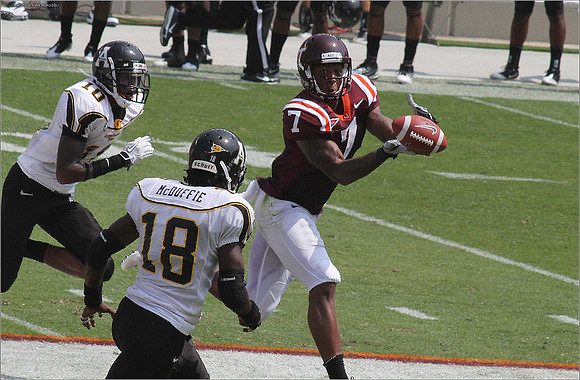 2011.09.03. Appalachian State at Virginia Tech.