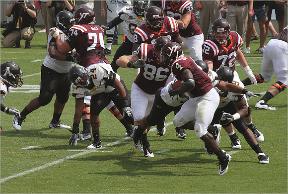 2011.09.03. Appalachian State at Virginia Tech.