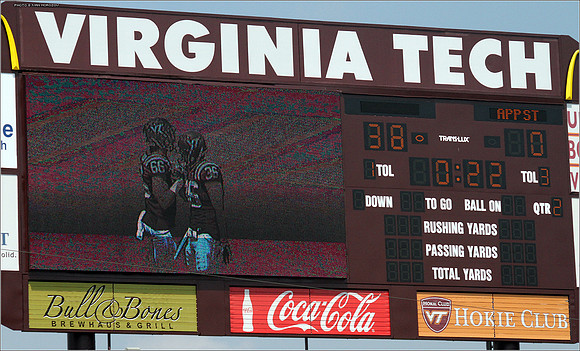 2011.09.03. Appalachian State at Virginia Tech.