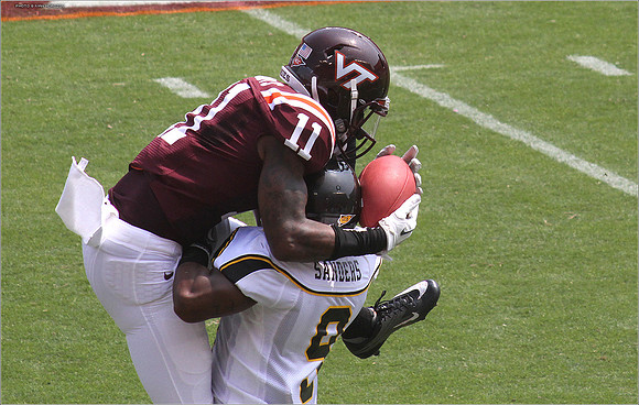 2011.09.03. Appalachian State at Virginia Tech.