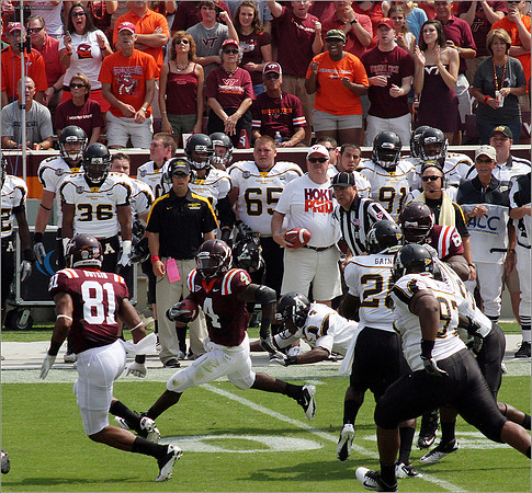 2011.09.03. Appalachian State at Virginia Tech.