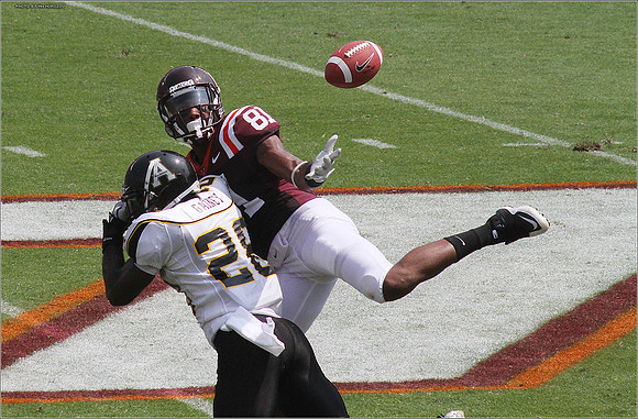 2011.09.03. Appalachian State at Virginia Tech.