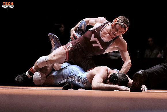 2016.01.16. Wrestling. UNC at VT