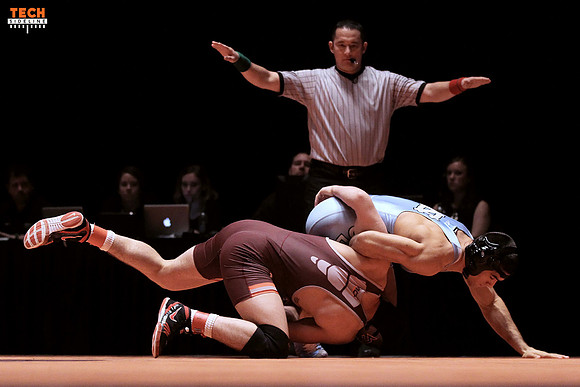 2016.01.16. Wrestling. UNC at VT
