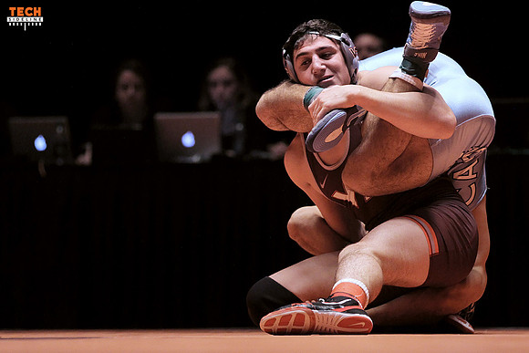 2016.01.16. Wrestling. UNC at VT