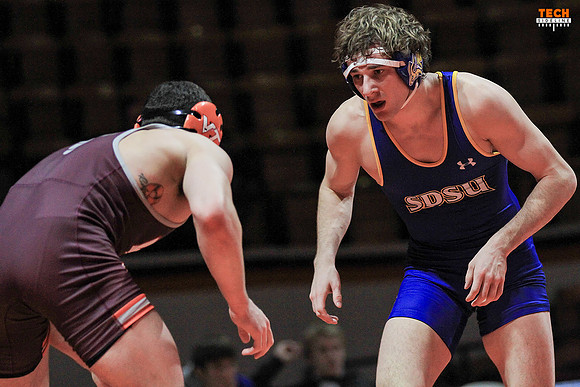 2017.02.12. Wrestling. SDSU at VT
