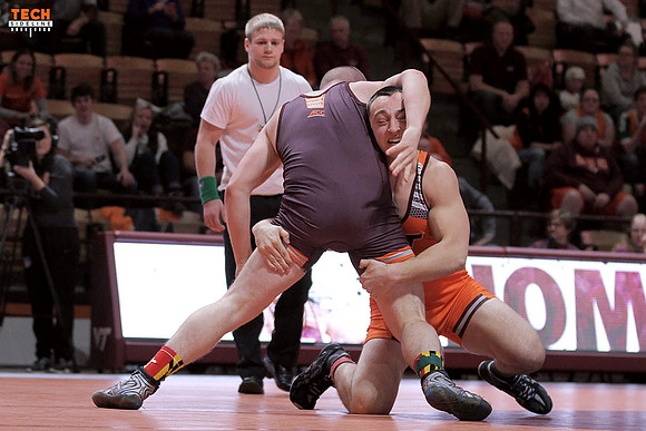 2016.01.29. Wrestling. WVU at VT
