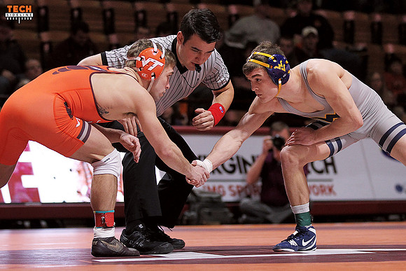 2016.01.29. Wrestling. WVU at VT