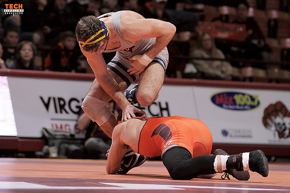 2016.01.29. Wrestling. WVU at VT