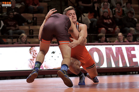 2016.01.29. Wrestling. WVU at VT