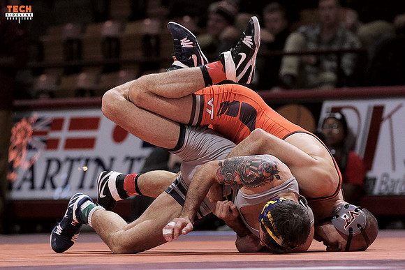 2016.01.29. Wrestling. WVU at VT