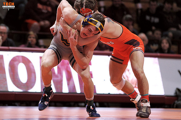 2016.01.29. Wrestling. WVU at VT