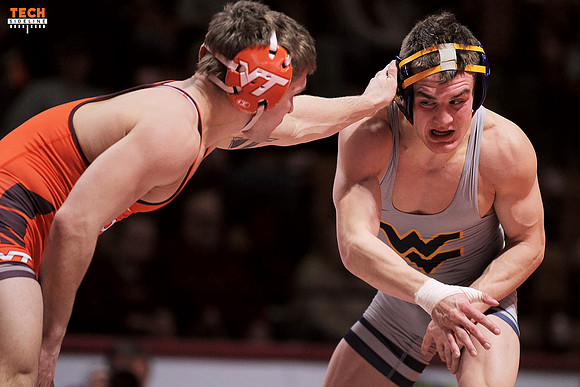2016.01.29. Wrestling. WVU at VT