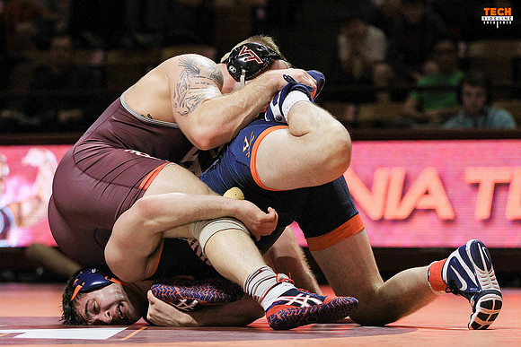 2017.01.22. Wrestling. UVA at VT