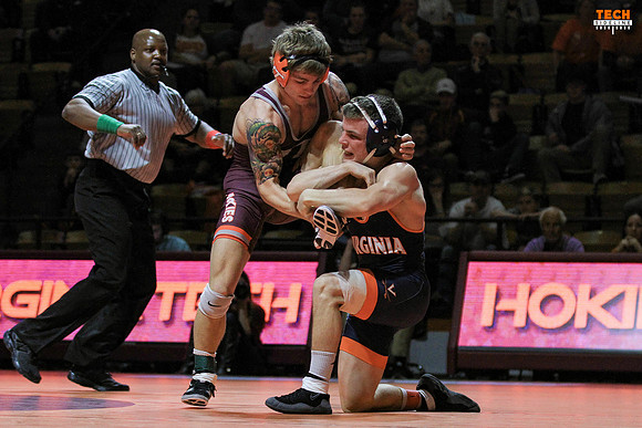 2017.01.22. Wrestling. UVA at VT
