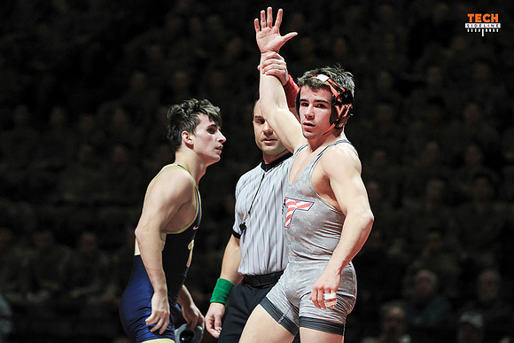 2019.01.25. Pittsburgh at VT. Wrestling.