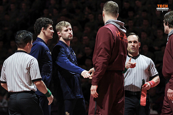 2019.01.25. Pittsburgh at VT. Wrestling.