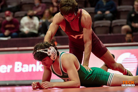 2022.01.09. WRE. Binghamton (Bearcats) at Va Tech (Hokies).