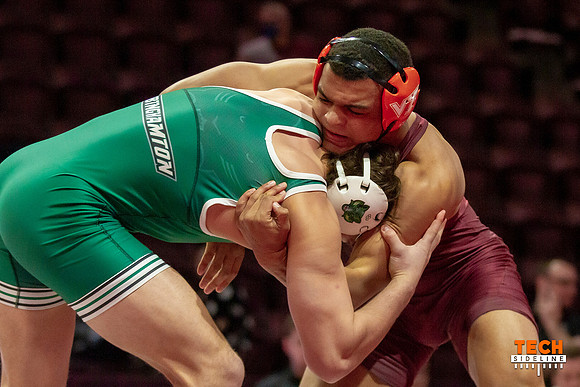 2022.01.09. WRE. Binghamton (Bearcats) at Va Tech (Hokies).