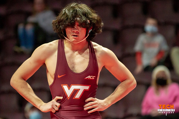 2022.01.09. WRE. Binghamton (Bearcats) at Va Tech (Hokies).