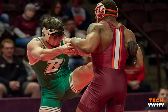 2022.01.09. WRE. Binghamton (Bearcats) at Va Tech (Hokies).
