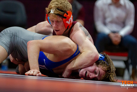 2022.02.04. WRE. Duke (Blue Devils) at Va Tech (Hokies). Virgini