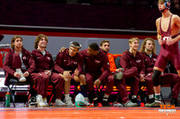 2022.02.04. WRE. Duke (Blue Devils) at Va Tech (Hokies). Virgini