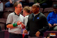 2022.02.04. WRE. Duke (Blue Devils) at Va Tech (Hokies). Virgini