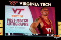 2022.02.04. WRE. Duke (Blue Devils) at Va Tech (Hokies). Virgini