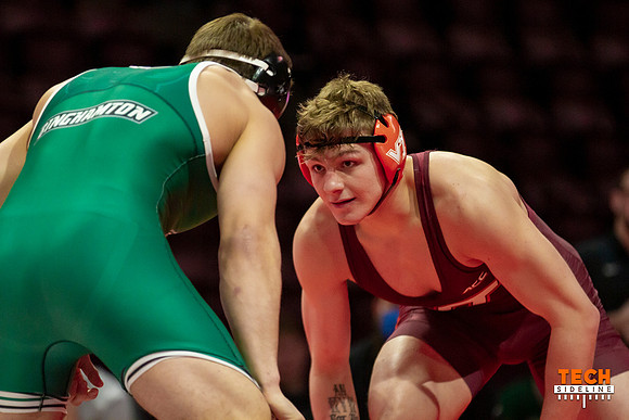 2022.01.09. WRE. Binghamton (Bearcats) at Va Tech (Hokies).