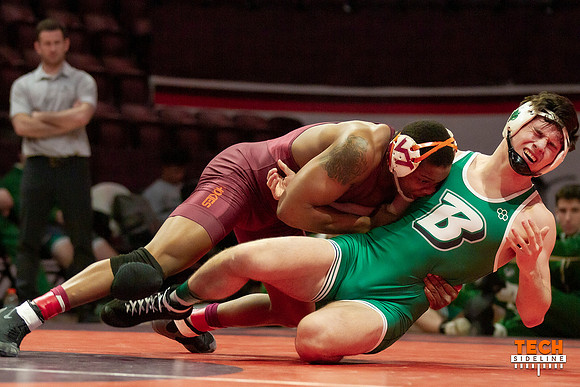 2022.01.09. WRE. Binghamton (Bearcats) at Va Tech (Hokies).