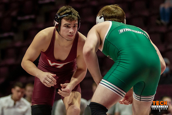 2022.01.09. WRE. Binghamton (Bearcats) at Va Tech (Hokies).