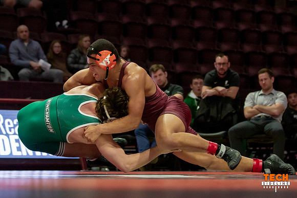 2022.01.09. WRE. Binghamton (Bearcats) at Va Tech (Hokies).