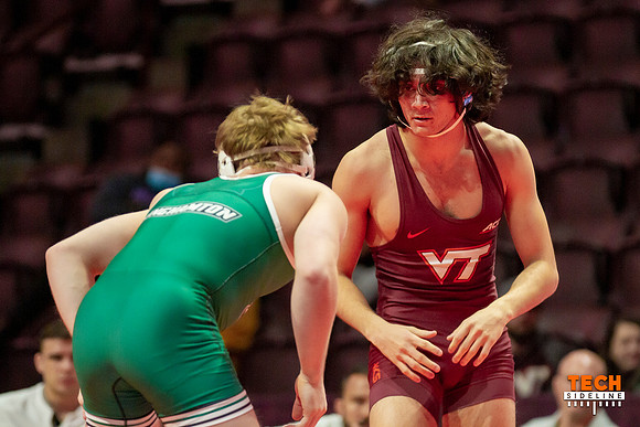 2022.01.09. WRE. Binghamton (Bearcats) at Va Tech (Hokies).