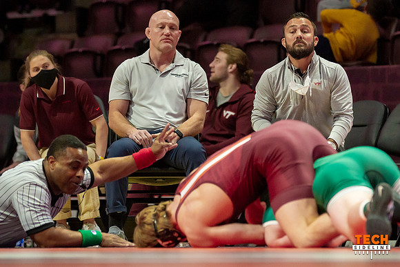 2022.01.09. WRE. Binghamton (Bearcats) at Va Tech (Hokies).