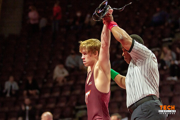 2022.01.09. WRE. Binghamton (Bearcats) at Va Tech (Hokies).