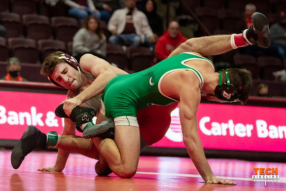 2022.01.09. WRE. Binghamton (Bearcats) at Va Tech (Hokies).