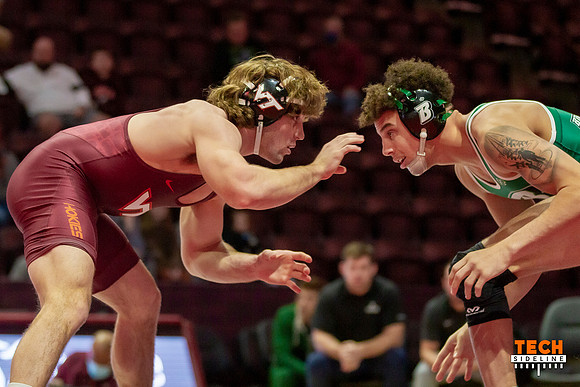 2022.01.09. WRE. Binghamton (Bearcats) at Va Tech (Hokies).