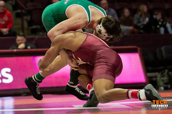 2022.01.09. WRE. Binghamton (Bearcats) at Va Tech (Hokies).