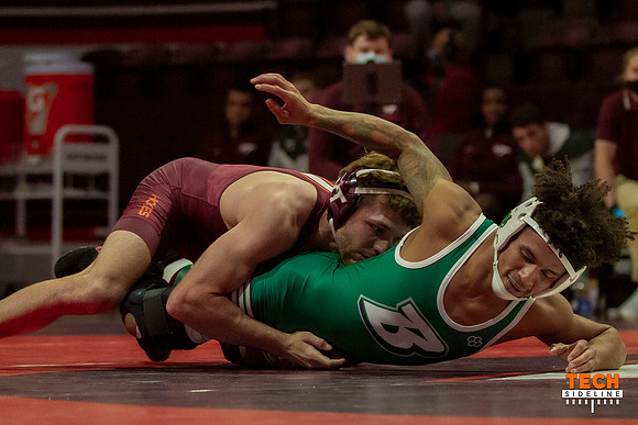 2022.01.09. WRE. Binghamton (Bearcats) at Va Tech (Hokies).