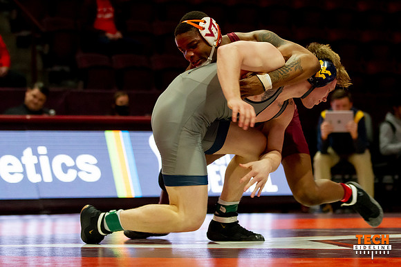 2022.01.09. WRE. West Virginia (Mountaineers, WVU) at Va Tech (H