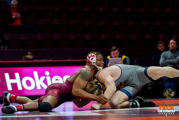 2022.01.09. WRE. West Virginia (Mountaineers, WVU) at Va Tech (H