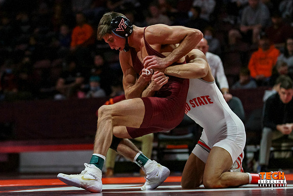 2021.11.19. WRE. Ohio State (Buckeyes, OSU) at Va Tech (Hokies).