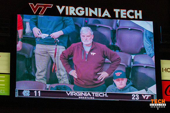 2022.02.11. WRE. UNC (Tar Heels) at Va Tech (Hokies).
