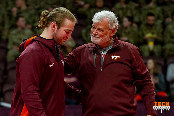 2022.02.11. WRE. UNC (Tar Heels) at Va Tech (Hokies).