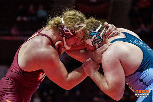 2022.02.11. WRE. UNC (Tar Heels) at Va Tech (Hokies).