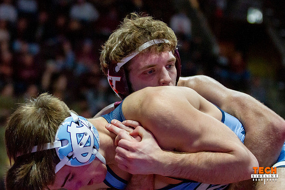 2022.02.11. WRE. UNC (Tar Heels) at Va Tech (Hokies).